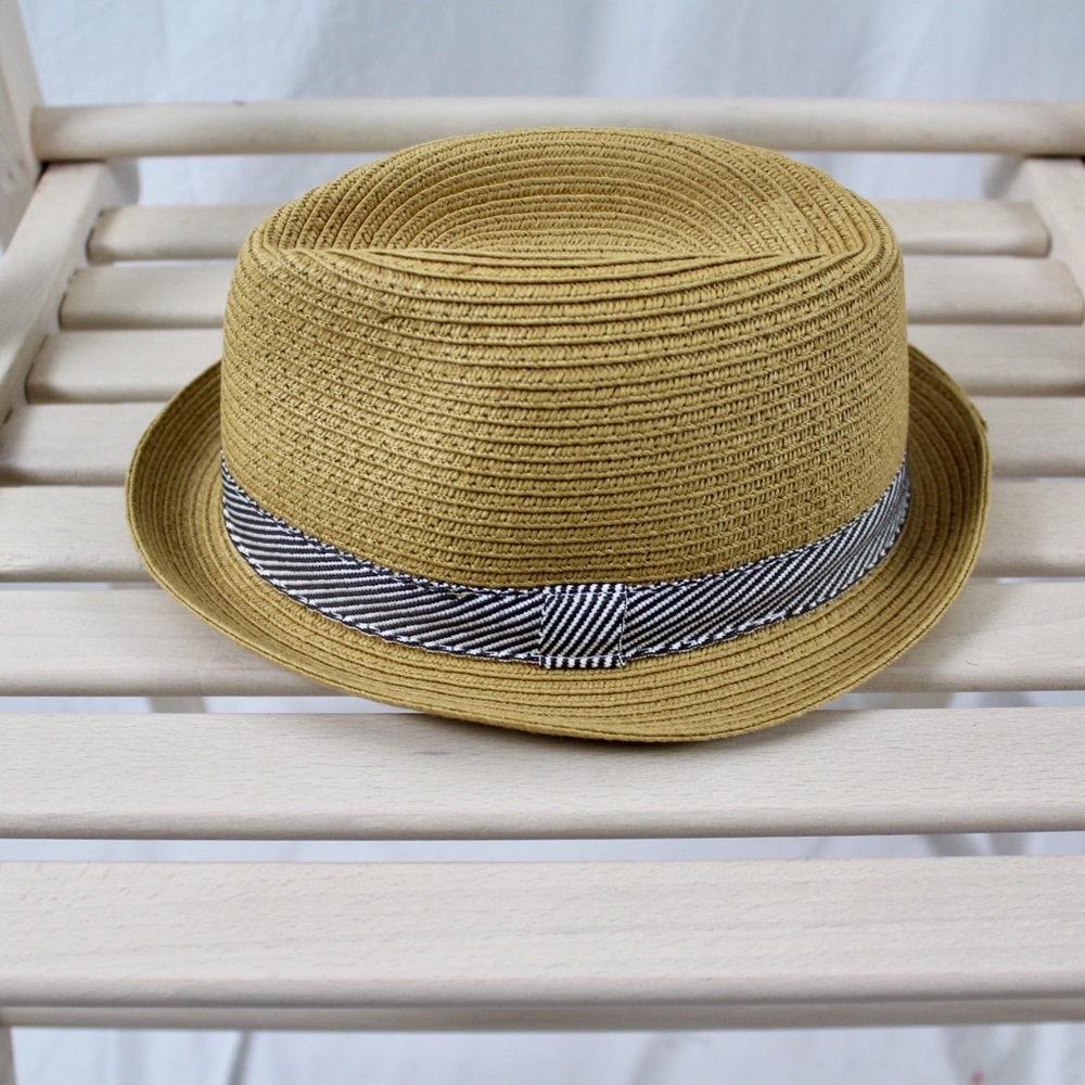 Little 77 AEO Woven Fedora Toddlers Blue Hatband